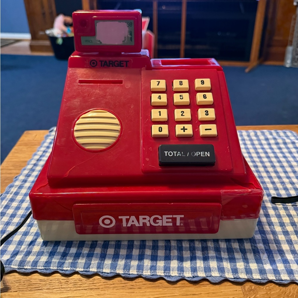 RARE! Target Stores store Battat Battery Operated Cash Register Toy Till Vintage